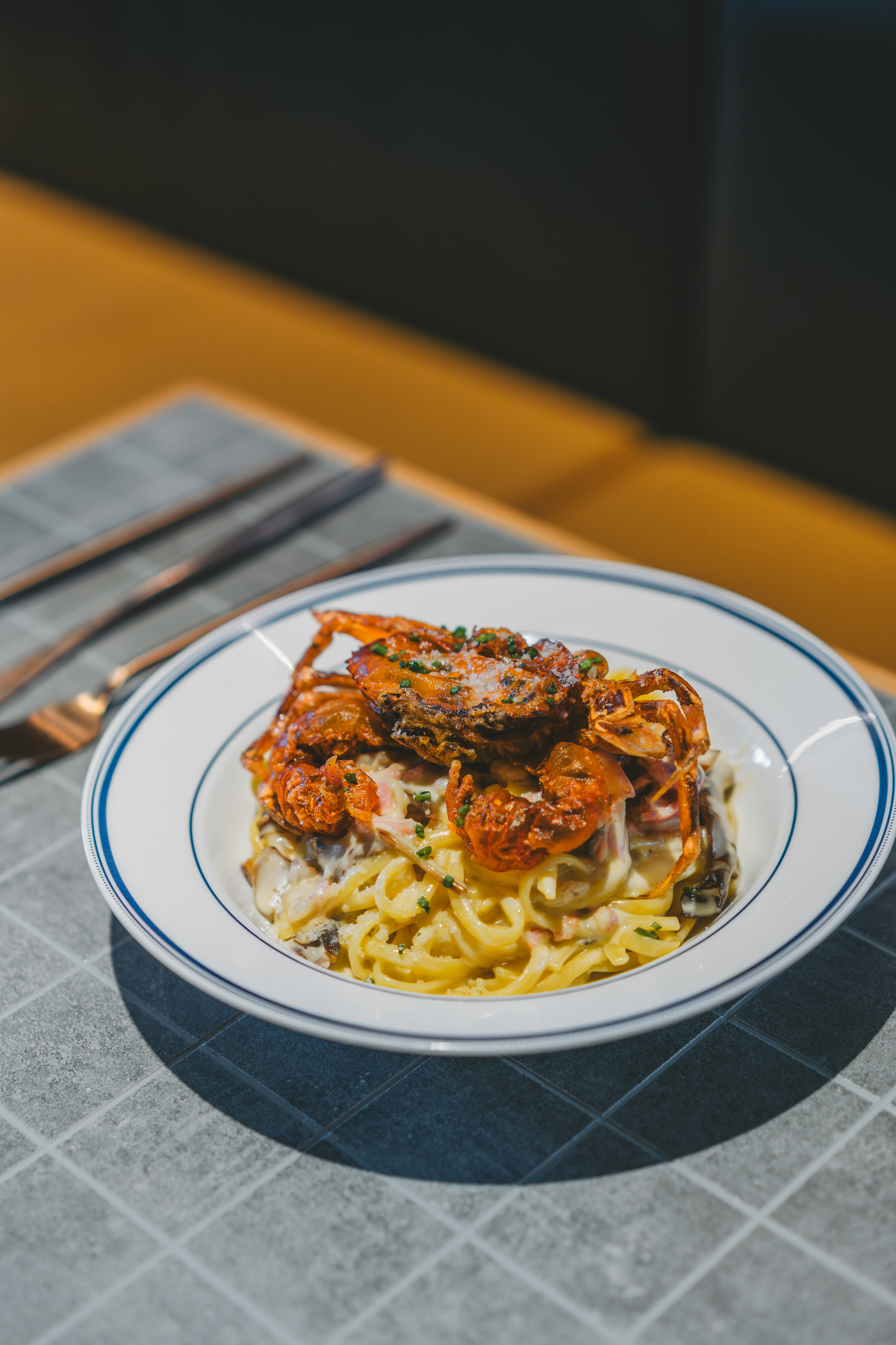 Soft-shell Crab Linguine Carbonara  1.jpg